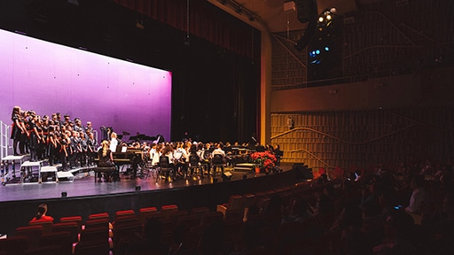 Constellation Serves Performances and Technical Education at Singapore American School