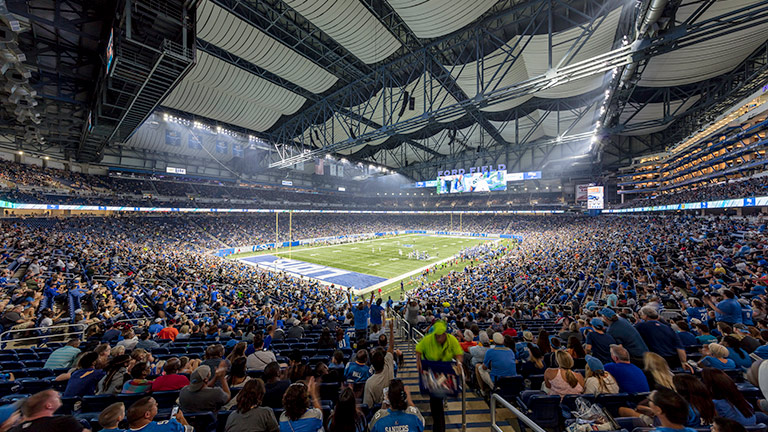 Detroit Lions Roar at Ford Field with LEO Family