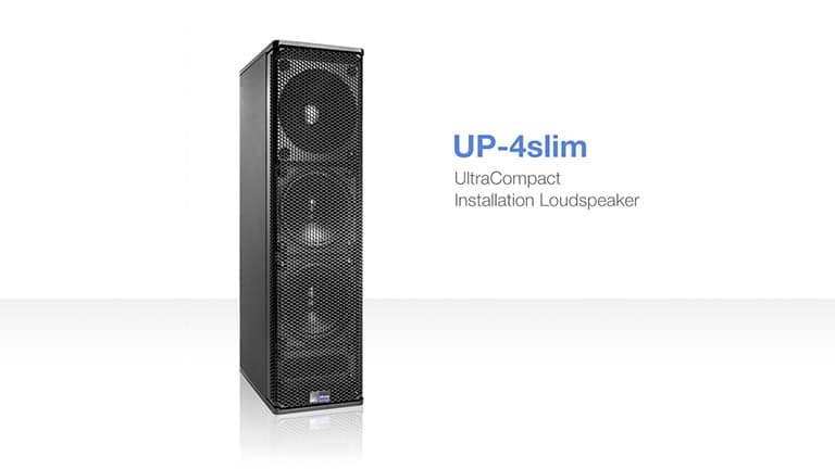 UP-4slim UltraCompact Installation Loudspeaker Debuts