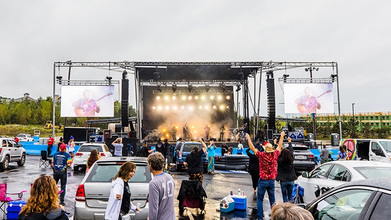 Billy Strings at the Drive-In with LEOPARD System Provided by DBS Audio Systems